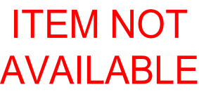 ITEM NOT AVAILABLE